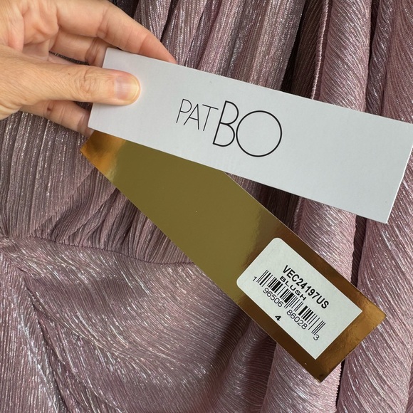 NWT Patbo One Shoulder Mini Dress in pink - Picture 5 of 14